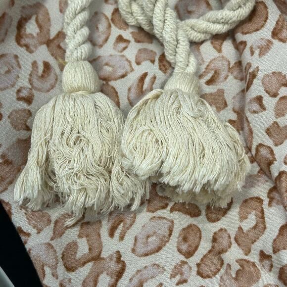 Anthropologie Ollari Tasseled Tapered Pants Paisley Mauve Women’s Size XS - Picture 8 of 13